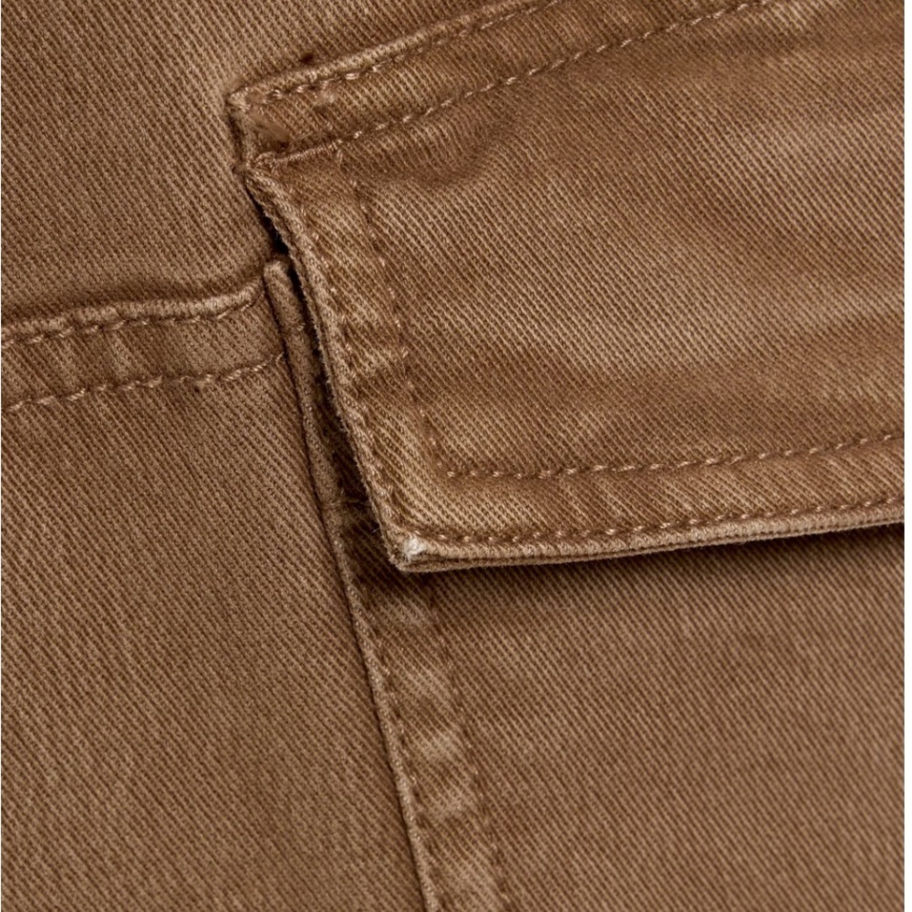 Frame Cropped Twill Light Brown Cargo Pants Size 29 - $348 - Picture 3 of 6